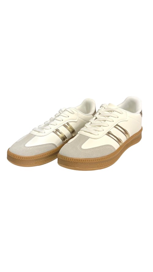 Deportiva doble suela combinada ORO