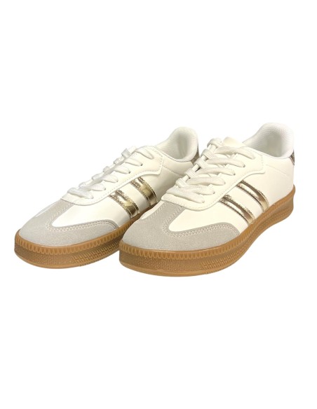 Deportiva doble suela combinada ORO