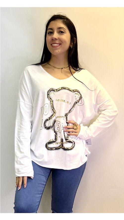 Camiseta Love Paris BLANCO