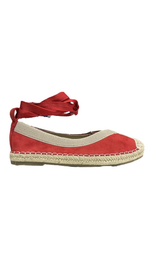 ESPARTO TIRA CON CUERDAS ROJO