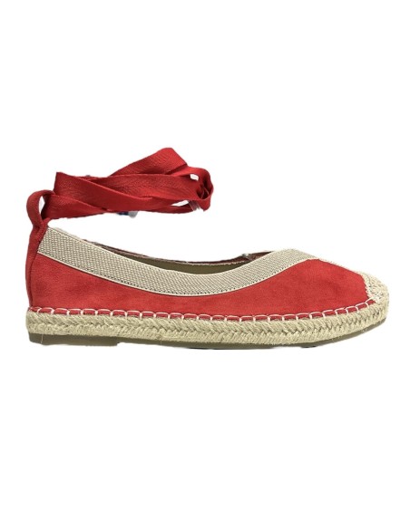 ESPARTO TIRA CON CUERDAS ROJO