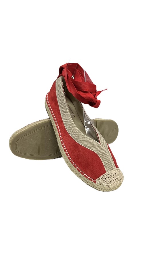 ESPARTO TIRA CON CUERDAS ROJO