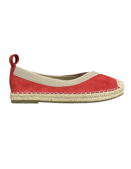 ESPARTO TIRA CON CUERDAS ROJO