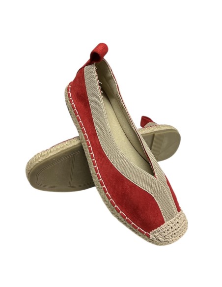 ESPARTO TIRA CON CUERDAS ROJO