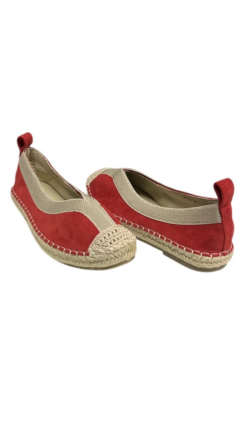 ESPARTO TIRA CON CUERDAS ROJO