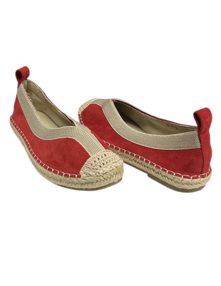 ESPARTO TIRA CON CUERDAS ROJO