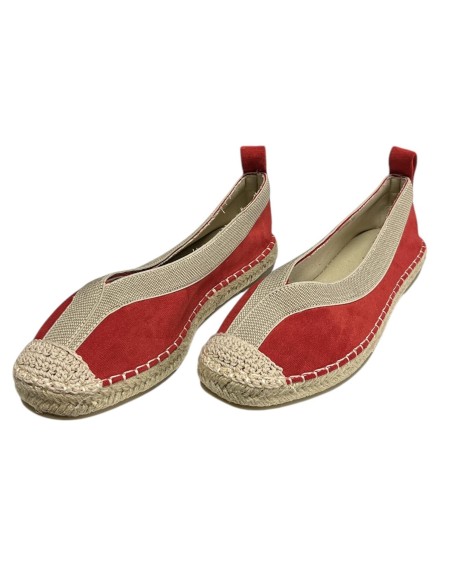 ESPARTO TIRA CON CUERDAS ROJO