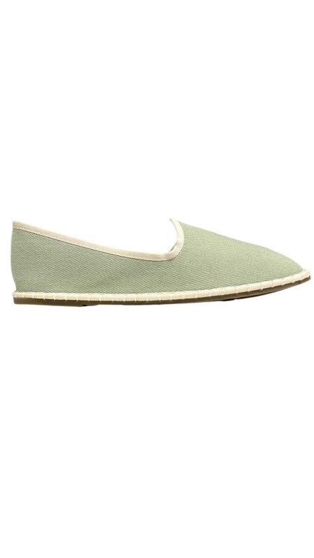 MOCASIN PLANO RIBETE SLIPPERS VERDE