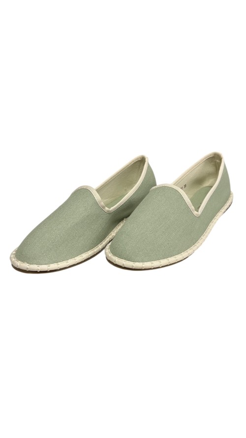 MOCASIN PLANO RIBETE SLIPPERS VERDE