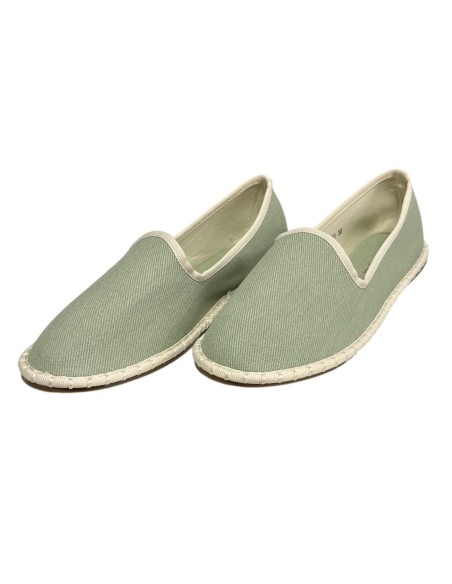 MOCASIN PLANO RIBETE SLIPPERS VERDE