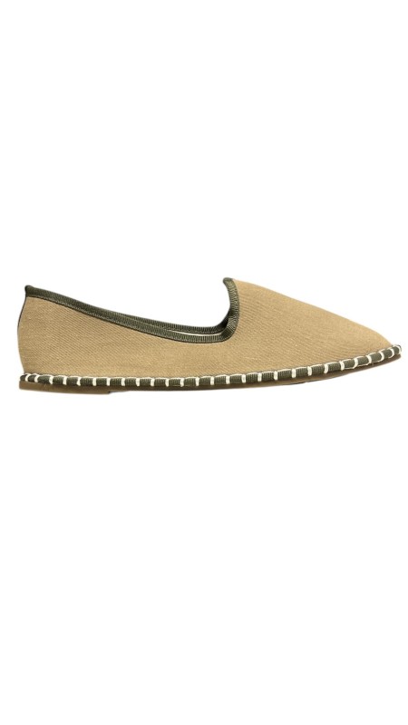 MOCASIN PLANO RIBETE SLIPPERS CAMEL