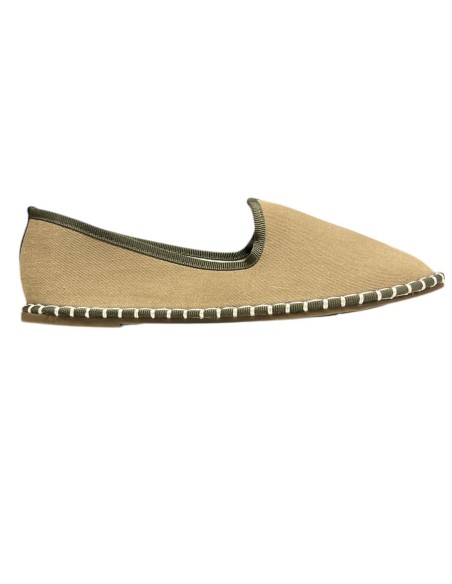MOCASIN PLANO RIBETE SLIPPERS CAMEL