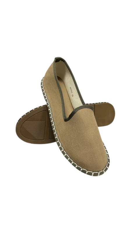 MOCASIN PLANO RIBETE SLIPPERS CAMEL 2