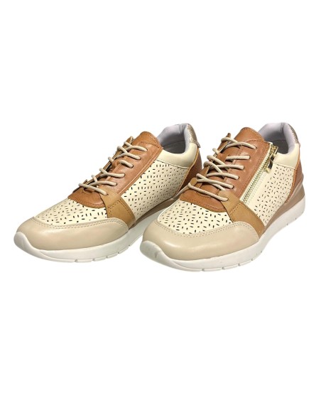 DEPORTIVA NAPA CONFORT BEIG Y CAMEL