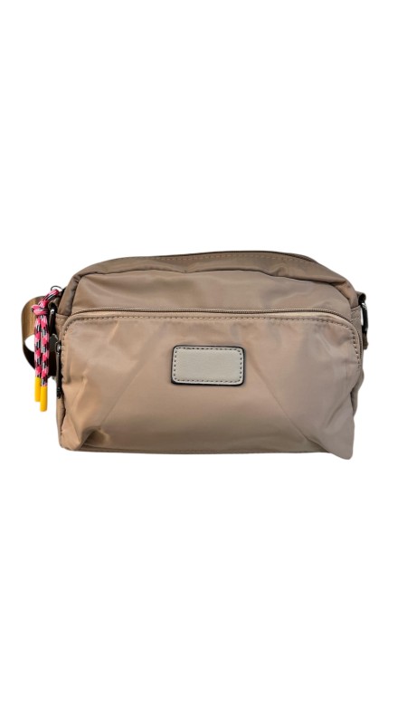 BOLSO PEQUEÑO DE NYLON TAUPE