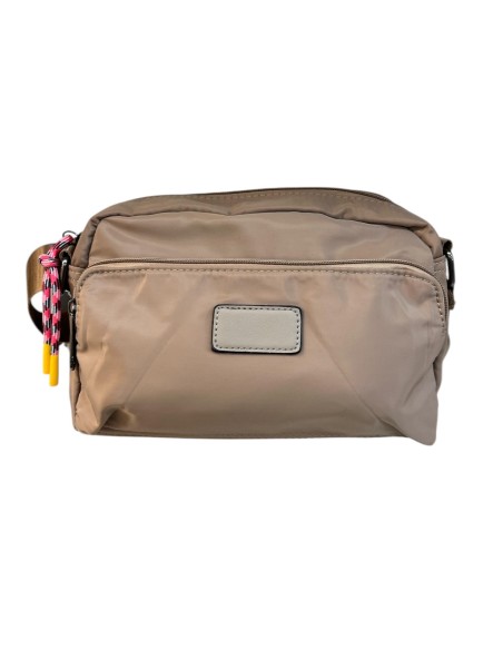 BOLSO PEQUEÑO DE NYLON TAUPE
