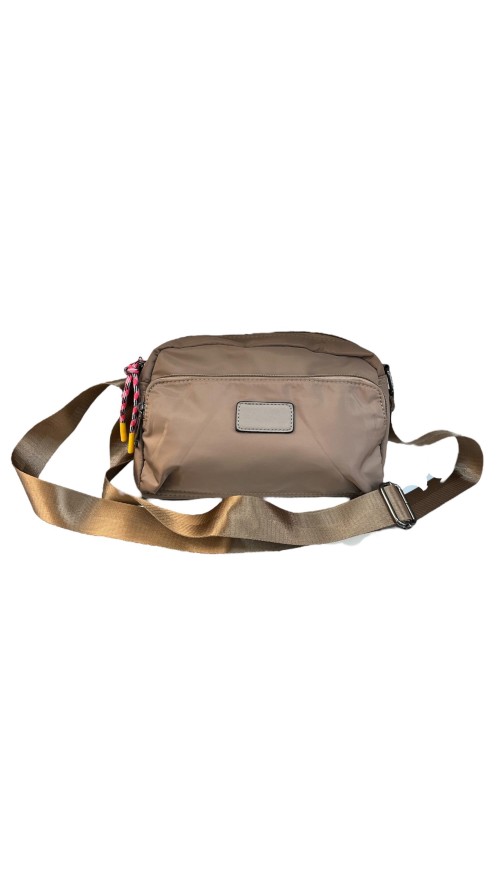 BOLSO PEQUEÑO DE NYLON TAUPE
