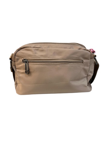 BOLSO PEQUEÑO DE NYLON TAUPE