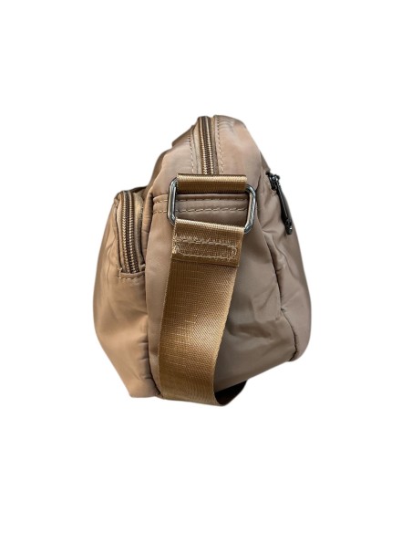 BOLSO PEQUEÑO DE NYLON TAUPE