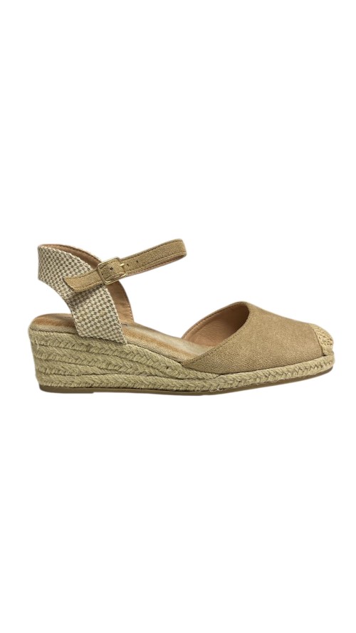 SANDALIA ESPARTO 3 CUERDAS CAMEL