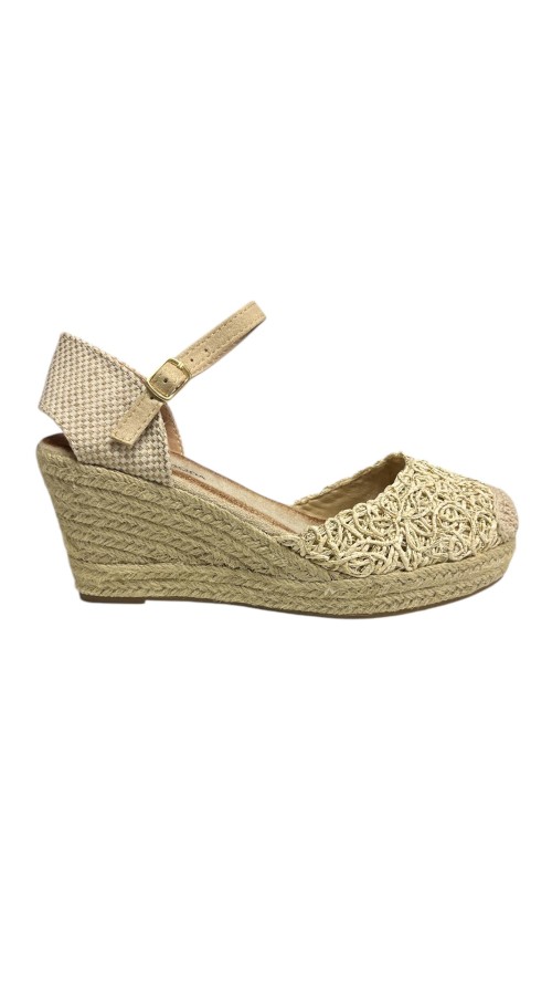 SANDALIA ENTRE LAZADA BEIG