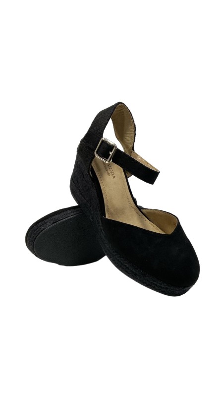 SANDALIA ESPARTO 5 CUERDAS NEGRO 2