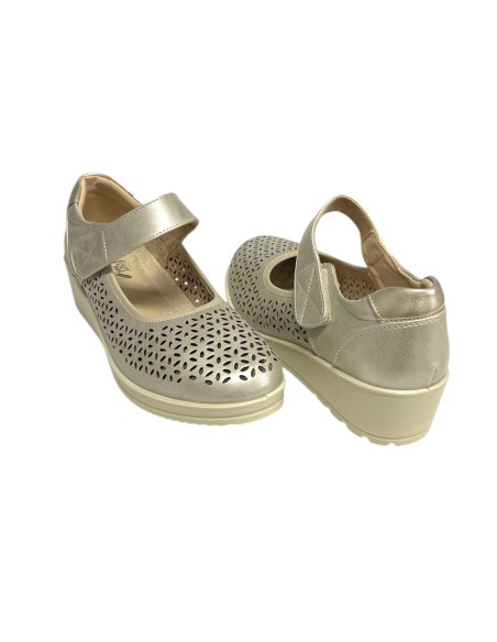 BAILARINA FLEXIBLE CALADA ORO