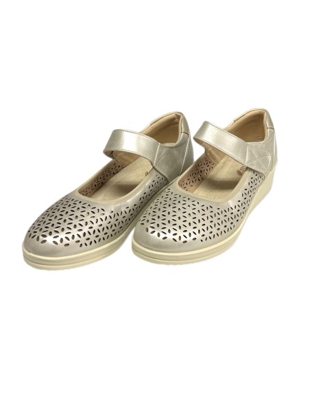 BAILARINA FLEXIBLE CALADA ORO