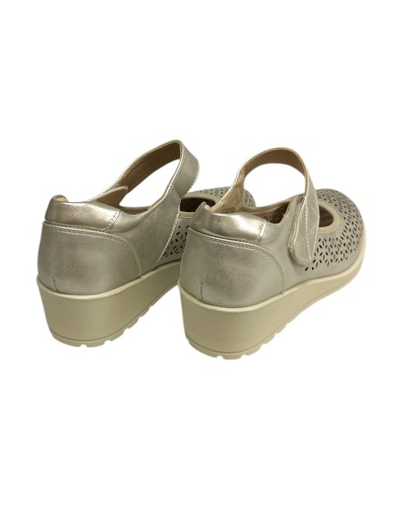 BAILARINA FLEXIBLE CALADA ORO