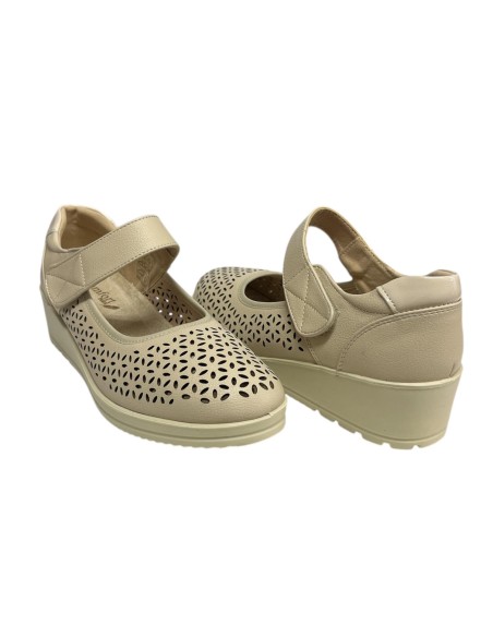 BAILARINA FLEXIBLE CALADA BEIG