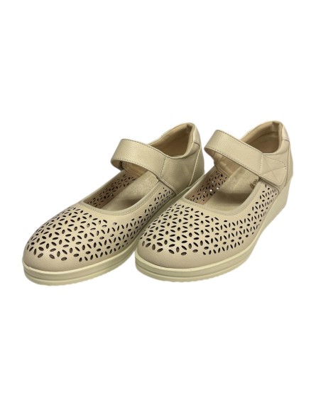 BAILARINA FLEXIBLE CALADA BEIG