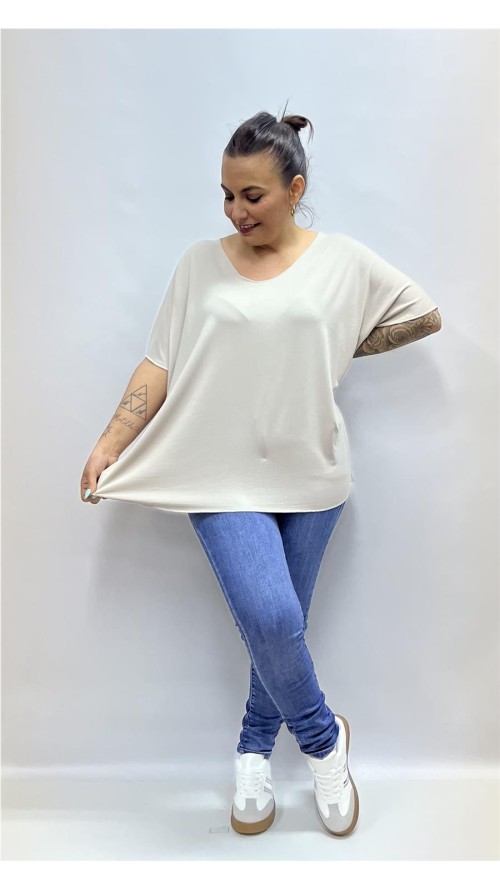 Camiseta BASIC BEIG