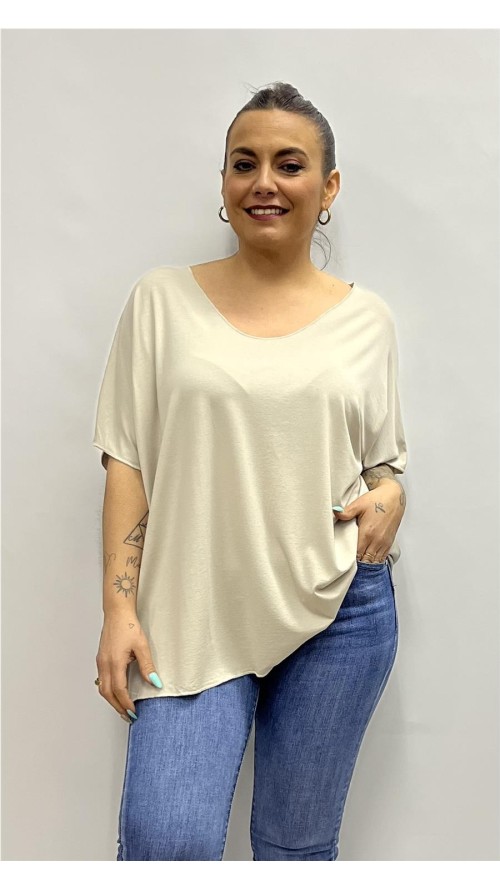 Camiseta BASIC BEIG