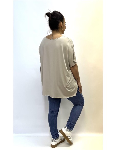 Camiseta BASIC BEIG