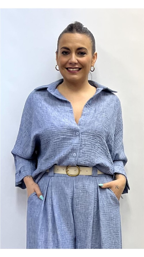 Camisa BAMBU AZUL