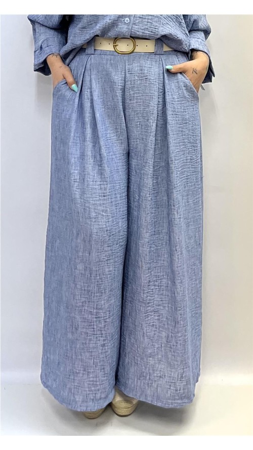 Pantalón BAMBU AZUL