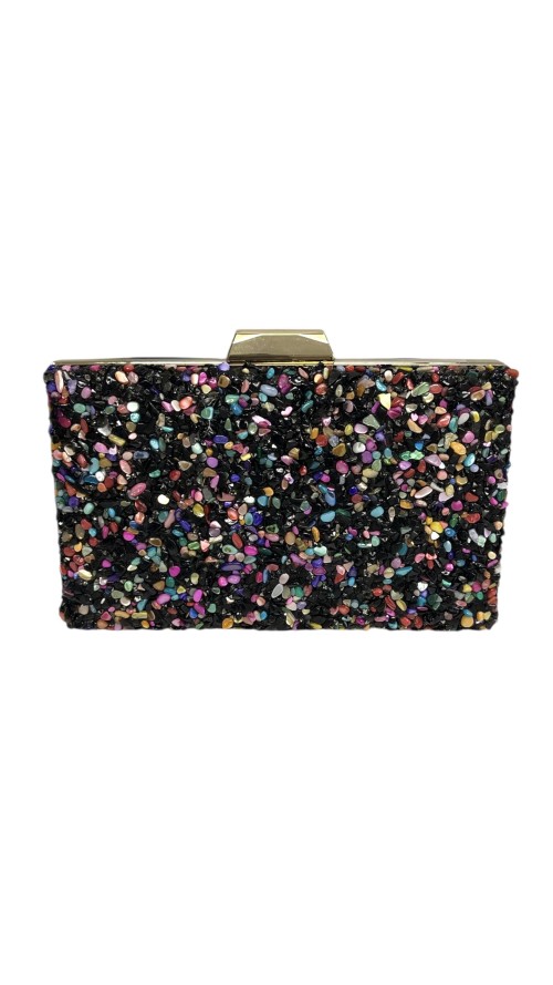 CARTERA MULTICOLOR UNILATERAL NEGRO