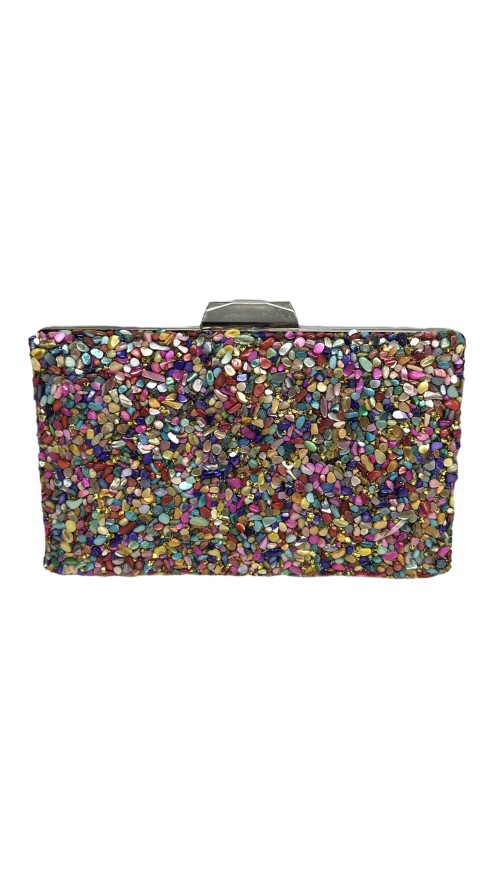 CARTERA MULTICOLOR UNILATERAL PLATA
