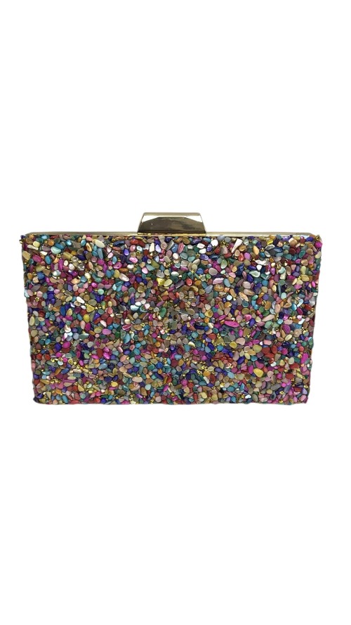 CARTERA MULTICOLOR UNILATERAL ORO