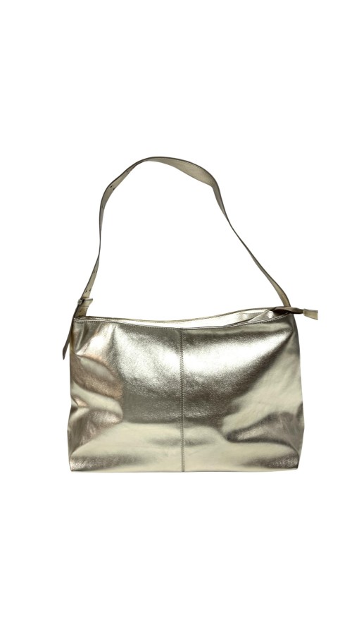 BOLSO GRANDE METALIZADO ORO