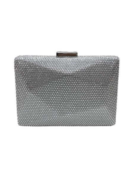 CARTERA PIEDRAS BRILLO PLATA