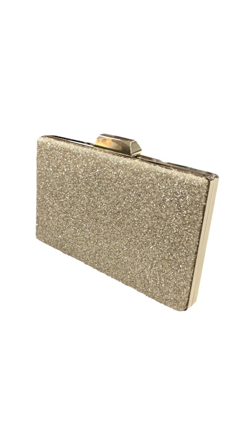 CARTERA GLITER UNILATERAL ORO