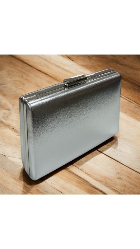 CARTERA NAPA TRAPECIO PLATA 2