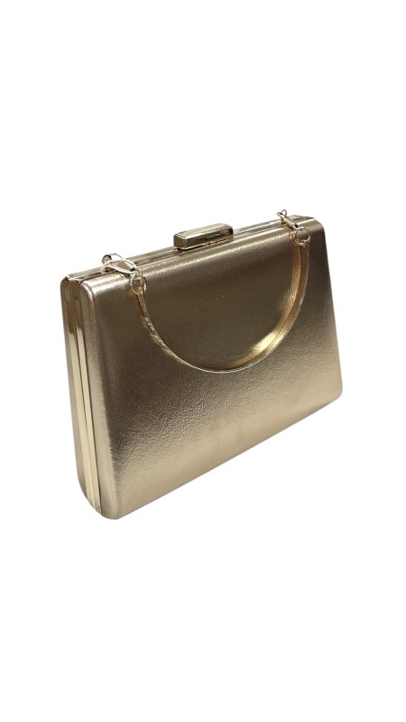 CARTERA NAPA TRAPECIO CHAMPAGNE