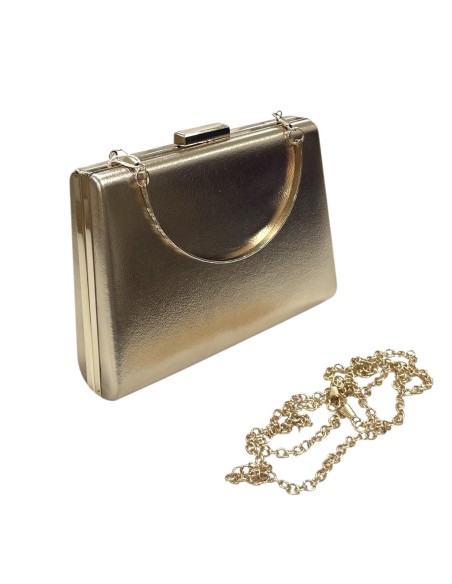 CARTERA NAPA TRAPECIO CHAMPAGNE