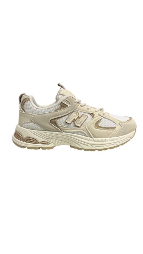DEPORTIVA PISO ANCHO NEW BEIG