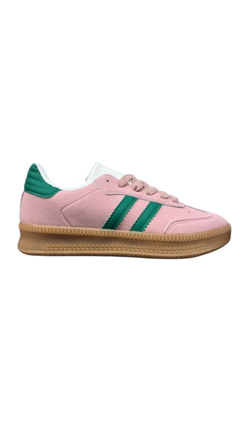 Deportiva doble suela combinada ROSA