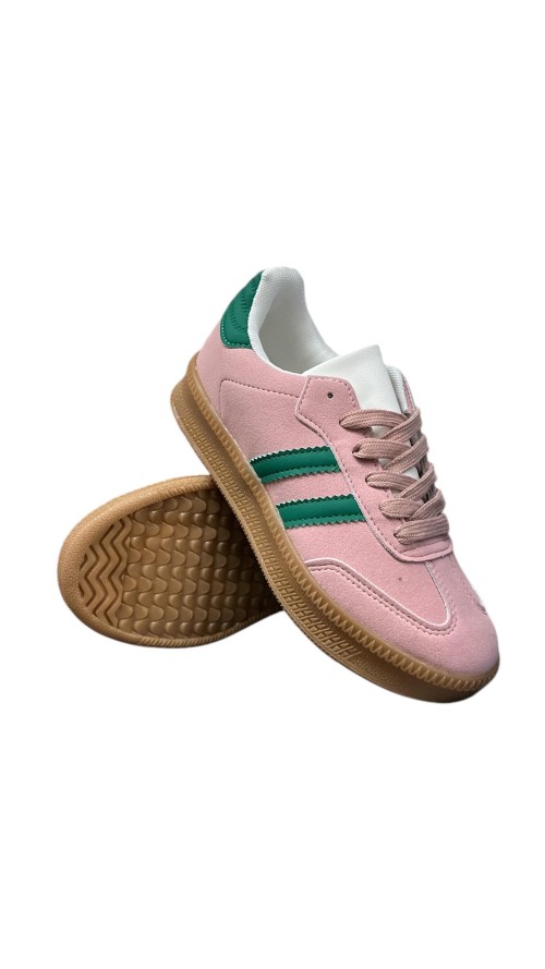 Deportiva doble suela combinada ROSA