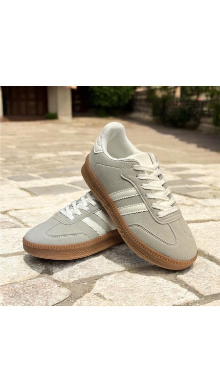 Deportiva doble suela combinada GRIS 2