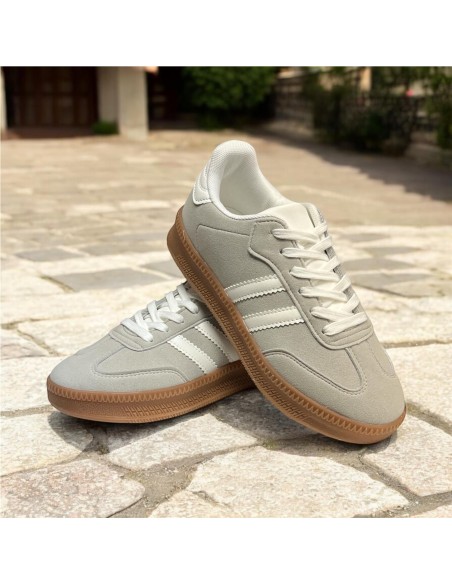Deportiva doble suela combinada GRIS